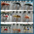 Todo tipo de moscas populares hechas a mano para pescador profesional